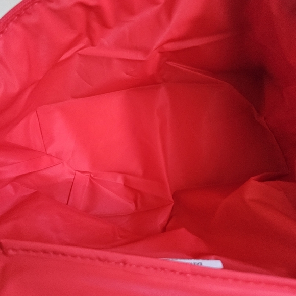 NWT TRADER JOE'S Red mini insulated Bag with Palm Trees Design - Picture 5 of 7